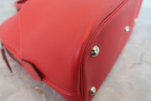 将图片加载到图库查看器，HERMES／BOLIDE 1923 Swift leather Rouge garance □I刻印 Hand bag 800030029
