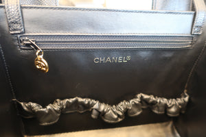 CHANEL/シャネル ココマークバニティ キャビアスキン ブラック/ゴールド金具 バニティ 700010060