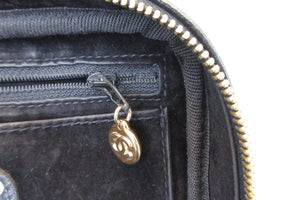CHANEL/シャネル ココマーク2WAYチェーンショルダーバッグ キャビアスキン ブラック/ゴールド金具 バニティ 700070227