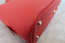 将图片加载到图库查看器，HERMES／BOLIDE 1923 Swift leather Rouge garance □I刻印 Hand bag 800030029

