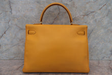 將圖片載入圖庫檢視器 HERMES／エルメス ケリー35 クシュベル ジョーヌ □A刻印 ショルダーバッグ 700030194
