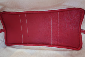 HERMES／エルメス ガーデンパーティPM ネゴンダ ルージュガランス □K刻印 トートバッグ 700080210