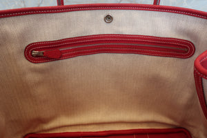 HERMES／エルメス ガーデンパーティPM ネゴンダ ルージュガランス □K刻印 トートバッグ 700080210