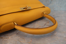 將圖片載入圖庫檢視器 HERMES／エルメス ケリー35 クシュベル ジョーヌ □A刻印 ショルダーバッグ 700030194

