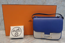 Load image into Gallery viewer, HERMES CONSTANCE3 MINI Epsom leather Blue electric □O Engraving Shoulder bag 700120125
