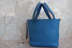 HERMES／エルメス ピコタンロックＭＭ トリヨンクレマンス ミコノス □N刻印 ハンドバッグ 700030201