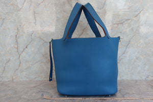 HERMES／エルメス ピコタンロックＭＭ トリヨンクレマンス ミコノス □N刻印 ハンドバッグ 700030201