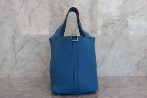 HERMES／エルメス ピコタンロックＭＭ トリヨンクレマンス ミコノス □N刻印 ハンドバッグ 700030201