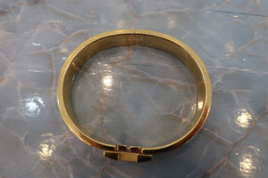 HERMES Click H Gold plated Gold/Red（﻿﻿﻿金色/﻿﻿﻿红色） Bangle 500080178