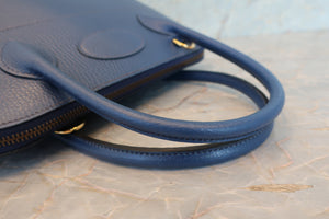 HERMES／エルメス ボリード31 アルデンヌ ブルー □A刻印 ショルダーバッグ 700080202