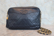 画像をギャラリービューアに読み込む, CHANEL/シャネル マトラッセフリンジチェーンショルダーバッグ ラムスキン ネイビー/ゴールド金具 ショルダーバッグ 800090056
