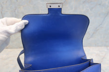Load image into Gallery viewer, HERMES CONSTANCE3 MINI Epsom leather Blue electric □O Engraving Shoulder bag 700120125
