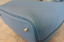 将图片加载到图库查看器，HERMES PICOTIN LOCK TOUCH MM Clemence leather/Swift leather Blue paradise T刻印 Hand bag 800060034

