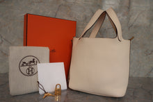 将图片加载到图库查看器，HERMES PICOTIN LOCK PM Clemence leather Nata Z刻印 Hand bag 600110019
