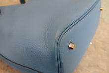 将图片加载到图库查看器，HERMES PICOTIN LOCK TOUCH MM Clemence leather/Swift leather Blue paradise T刻印 Hand bag 800060034
