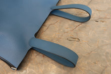 将图片加载到图库查看器，HERMES PICOTIN LOCK TOUCH MM Clemence leather/Swift leather Blue paradise T刻印 Hand bag 800060034
