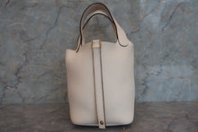 将图片加载到图库查看器，HERMES PICOTIN LOCK PM Clemence leather Nata Z刻印 Hand bag 600110019
