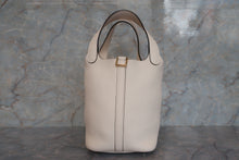 将图片加载到图库查看器，HERMES PICOTIN LOCK PM Clemence leather Nata Z刻印 Hand bag 600110019
