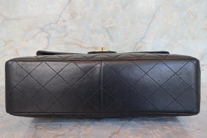 CHANEL Medium Matelasse Single flap chain shoulder bag Lambskin Black/Gold hadware Shoulder bag 700100024