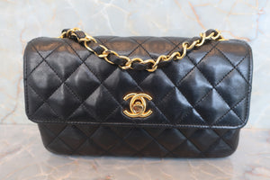 CHANEL/シャネル マトラッセチェーンショルダーバッグ ラムスキン ブラック/ゴールド金具 ショルダーバッグ 600100002