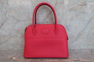 HERMES／エルメス ボリード27 ヴォーエプソン ローズエクストリーム D刻印 ショルダーバッグ 700050049