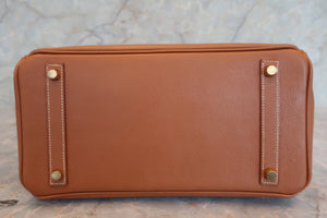 HERMES／エルメス バーキン30 クシュベル ゴールド □D刻印 ハンドバッグ 700080207