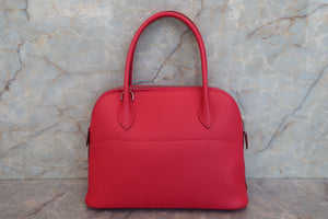 HERMES／エルメス ボリード27 ヴォーエプソン ローズエクストリーム D刻印 ショルダーバッグ 700050049