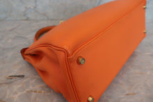 画像をギャラリービューアに読み込む, HERMES／エルメス ケリー32 ヴォーガリバー オレンジ 〇Z刻印 ショルダーバッグ 700050217
