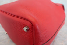 将图片加载到图库查看器，HERMES PICOTIN PM Clemence leather Rouge garance □I刻印 Hand bag 600120283
