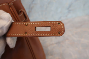 HERMES／エルメス バーキン30 クシュベル ゴールド □D刻印 ハンドバッグ 700080207