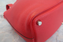 将图片加载到图库查看器，HERMES PICOTIN PM Clemence leather Rouge garance □I刻印 Hand bag 600120283
