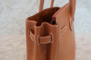 HERMES／エルメス バーキン30 クシュベル ゴールド □D刻印 ハンドバッグ 700080207