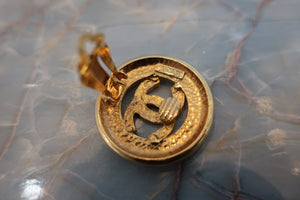 CHANEL CC mark earring Gold plate Gold Earring 500110143
