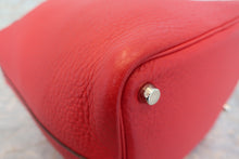 将图片加载到图库查看器，HERMES PICOTIN PM Clemence leather Rouge garance □I刻印 Hand bag 600120283
