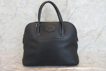 将图片加载到图库查看器，HERMES BOLIDE 35 Clemence leather Black Shoulder bag 700010034
