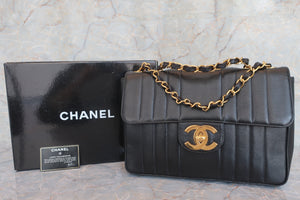 CHANEL/シャネル マドモアゼルシングルフラップチェーンショルダーバッグ キャビアスキン ブラック/ゴールド金具 ショルダーバッグ 600070124