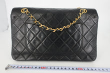 画像をギャラリービューアに読み込む, CHANEL/シャネル マトラッセＷフラップＷチェーンショルダーバッグ ラムスキン ブラック/ゴールド金具 ショルダーバッグ 800090039
