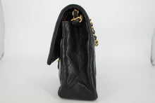 画像をギャラリービューアに読み込む, CHANEL/シャネル マトラッセＷフラップＷチェーンショルダーバッグ ラムスキン ブラック/ゴールド金具 ショルダーバッグ 800090039
