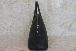 HERMES BOLIDE 35 Clemence leather Black Shoulder bag 700010034