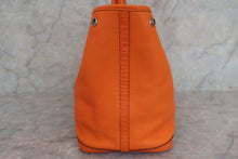 将图片加载到图库查看器，HERMES GARDEN PARTY PM Negonda leather Orange □O刻印 Tote bag 500100207
