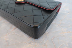 CHANEL/シャネル ミニマトラッセチェーンショルダーバッグ ラムスキン ブラック/ゴールド金具 ショルダーバッグ 700060180