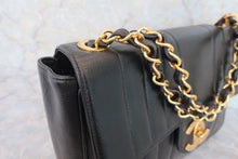 Load image into Gallery viewer, CHANEL Mademoiselle single flap chain shoulder bag Caviar skin Black/Gold hadware Shoulder bag 600070124
