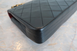 CHANEL/シャネル ミニマトラッセチェーンショルダーバッグ ラムスキン ブラック/ゴールド金具 ショルダーバッグ 700060180
