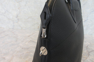 HERMES BOLIDE 35 Clemence leather Black Shoulder bag 700010034