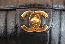 将图片加载到图库查看器，CHANEL/香奈儿 coco小姐 单盖 链条包 荔枝皮 Black/Gold hadware(黑色/金色金属) 肩背包 600070124
