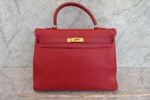 將圖片載入圖庫檢視器 HERMES／エルメス ケリー35 トリヨンクレマンス ルージュヴィフ □H刻印 ショルダーバッグ 700020107
