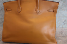 画像をギャラリービューアに読み込む, HERMES／エルメス バーキン40 ボックスカーフ ナチュラル 〇X刻印 ハンドバッグ 700020091
