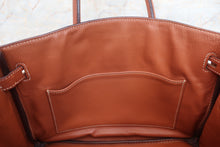 将图片加载到图库查看器，HERMES BIRKIN 30 Clemence leather Cognac □I刻印 Hand bag 600090023
