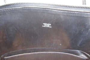 HERMES BOLIDE 35 Clemence leather Black Shoulder bag 700010034