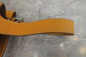 HERMES／エルメス ピコタンロックＭＭ トリヨンクレマンス ジョーヌドール □P刻印 ハンドバッグ 700070205